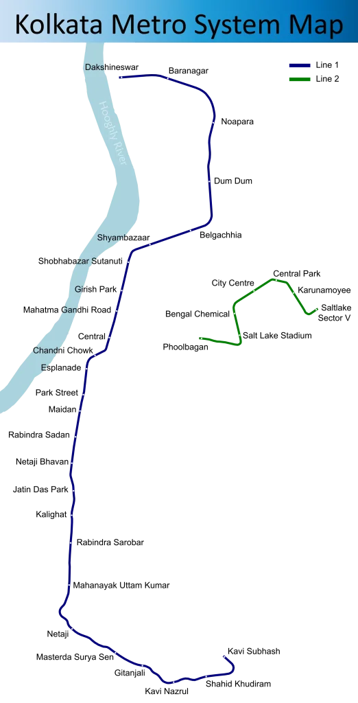 Kolkata-Metro-Map